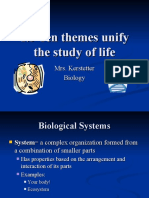 1.3 Ten Themes Unify The Study of Life