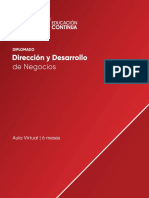 Direccion y Desarrollo de Negocios