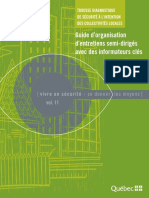 Guide D'organisation D'entretiens Semi-Dirigés Avec Des Informateurs Clés