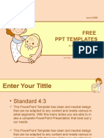 Newborn Infant Medical PowerPoint Templates Standard