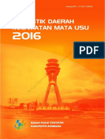 Statistik Daerah Kecamatan Mata Usu 2016