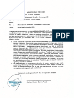 MEMORANDUM N° 001-2021