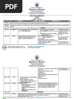 Department of Education: Day & Time Learning Area Learning Competencies Learning Tasks Mode of Delivery