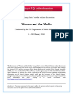 Women and the Media Preliminary Brief