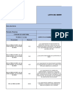 Lista de Verificaciòn