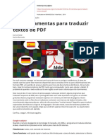 Três Ferramentas para Traduzir Textos de PDF