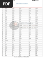 1000 English Verbs Forms With V1 V2 V3 V4 V5 | Pdf | Verb | English Language