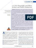 Abdominoplasty in The Overweight and Obese Population: Outcomes and Patient Satisfaction