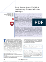 Achieving Aesthetic Results in The Umbilical Float Mini-Abdominoplasty: Patient Selection and Surgical Technique