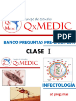 BANCO PREGUNTAS INTERNOS Qxmedic 2014 CLASE 1 INFECTO 1 - NEUMO-DERMATO