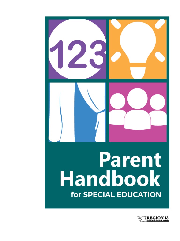 Parent Handbook For Special Education Pdf Special Education