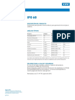 IFO 60 combustible diésel generación