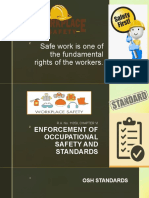 Enforcement of Occupational Safety and Standards