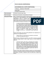 Ficha de Análisis Sentencia T 230 de 2020 Corte Constitucional