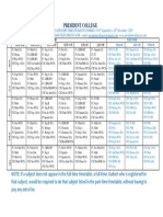 Secondary Form 1 5 Timetable 2021 2022