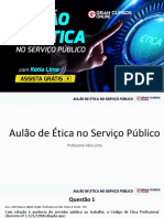 Aulão de Ética No Serviço Público - Kátia Lima