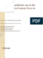 Current Antibiotic Use in The Treatment of Enteric