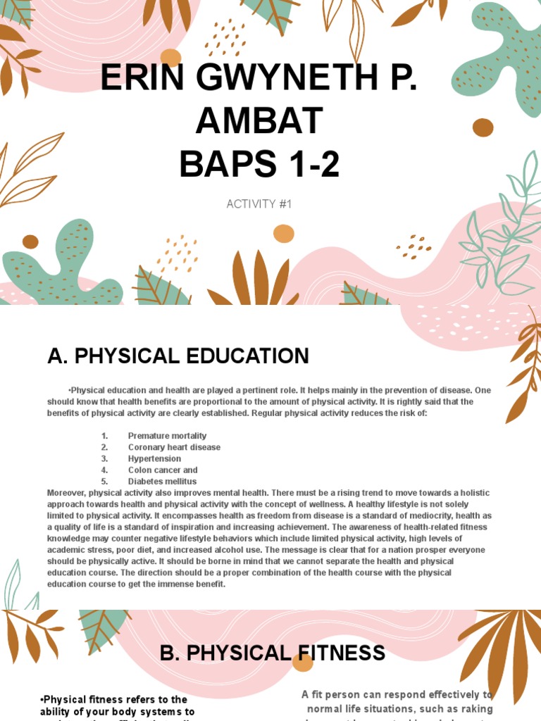 Pastel Portfolio - by Slidesgo | PDF | Physical Fitness | Health Sciences