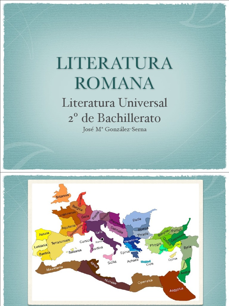 Literatura Romana | PDF | Horacio | Poesía