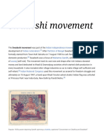 Swadeshi Movement - Wikipedia