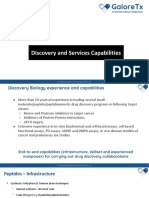 Discovery and Services Capabilities for Cyclic Peptides