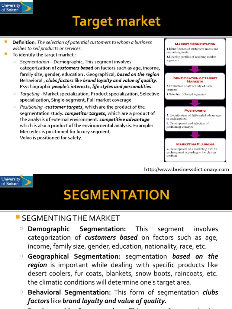 Understanding Target Market Strategies | PDF | Market Segmentation ...
