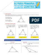 Propiedades Fundamentales de Los Triángulos para Cuarto de Primaria