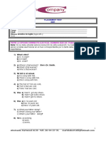 Placement Test 2021