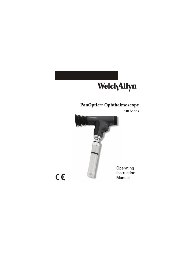 PanOptic User's Manual Welch Allyn PDF Eye Retina
