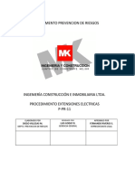 P-PR-11 Procedimiento Extensiones Electricas