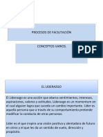 Procesos de facilitación y liderazgo