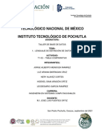 Tabla Comparativa de Los SGBD