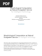 20210916-Morphological Computation As Natural Ecosystem Service