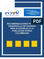 Recomendaciones Web