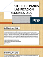 Desgaste de Trepanos y  Clasificacion segun la IADC