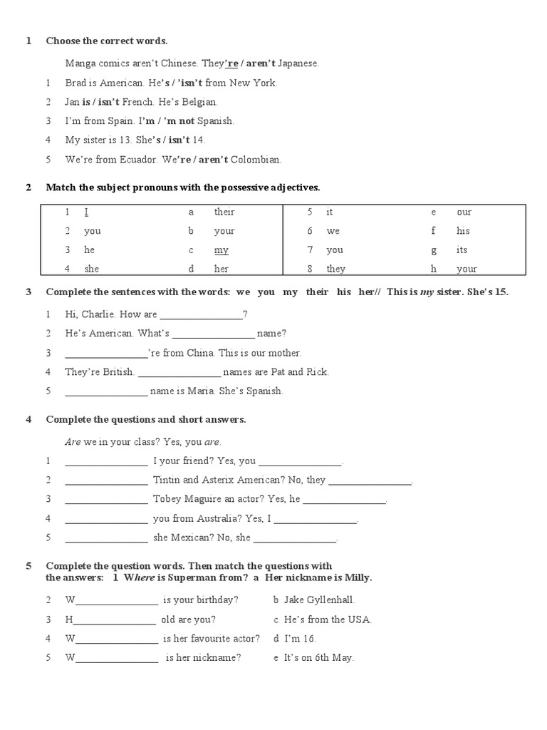 Grammar Consolidation Exercises 1 | PDF | Language Arts & Discipline