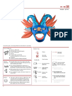 Diablicos Sucios Mask: Notation Key Tools & Materials