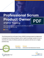 Professional Scrum Product Owner: PSPO Training