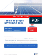 Tabela Precos Kits PHB Solar - Telhado - Setembro 27 - 04 Finame 335W