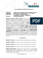 Contestación 11001310504120210016600