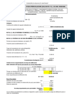 Calculo hidraulico pozo percolador comunidades nativas Amazonas