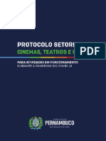 Protocolo Teatro Circo e Cinema Covid19