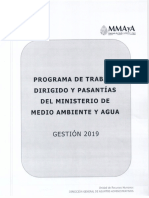 Programa de Trabajo Dirigido y Pasantias