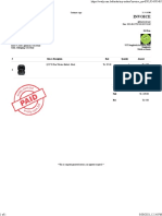 Invoice: # Item & Description Rate Quantity Amount