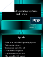 Embedded Operating Systems and Linux: Presented by Aaruni Giriraj Viiith Sem I.T