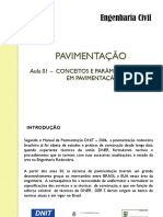 PAVIMENTAÇÃO - 01 - Conceitos e Parâmetros Básicos de Pavimentação(1)