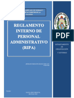 R.icu.20-89 Regl - Interno Personal Adm-Vigente (Verificado)