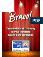 Bravo!: The United Way of Tri-County Is Proud To Support The Arts in Our Community