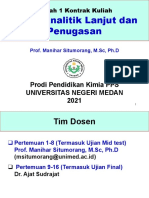 Kuliah 1 Kontrak Kimia Analitik Lanjut Dan Penugasan 2021