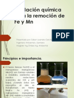 Oxidación Química en Potabilización de Aguas